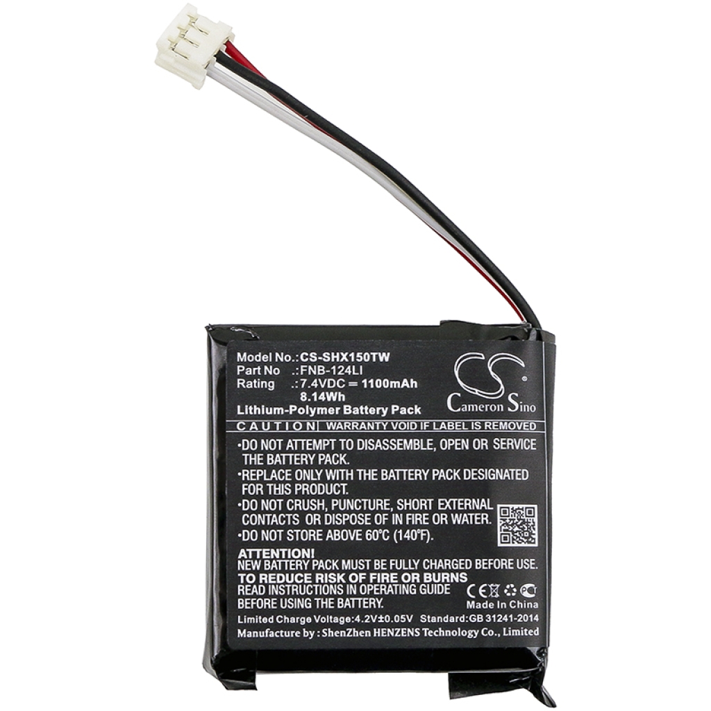 Batterijen Batterij voor tweerichtingsradio CS-SHX150TW