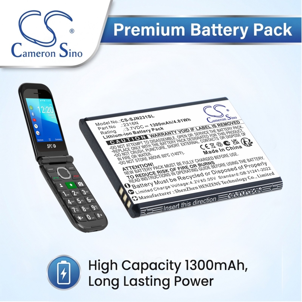 Battery for SPC Jasper 2316N