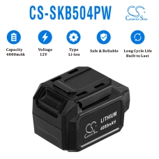 Compatibele batterijvervanging voor Skil BY5020A-00,BY5040A-00,BY519801