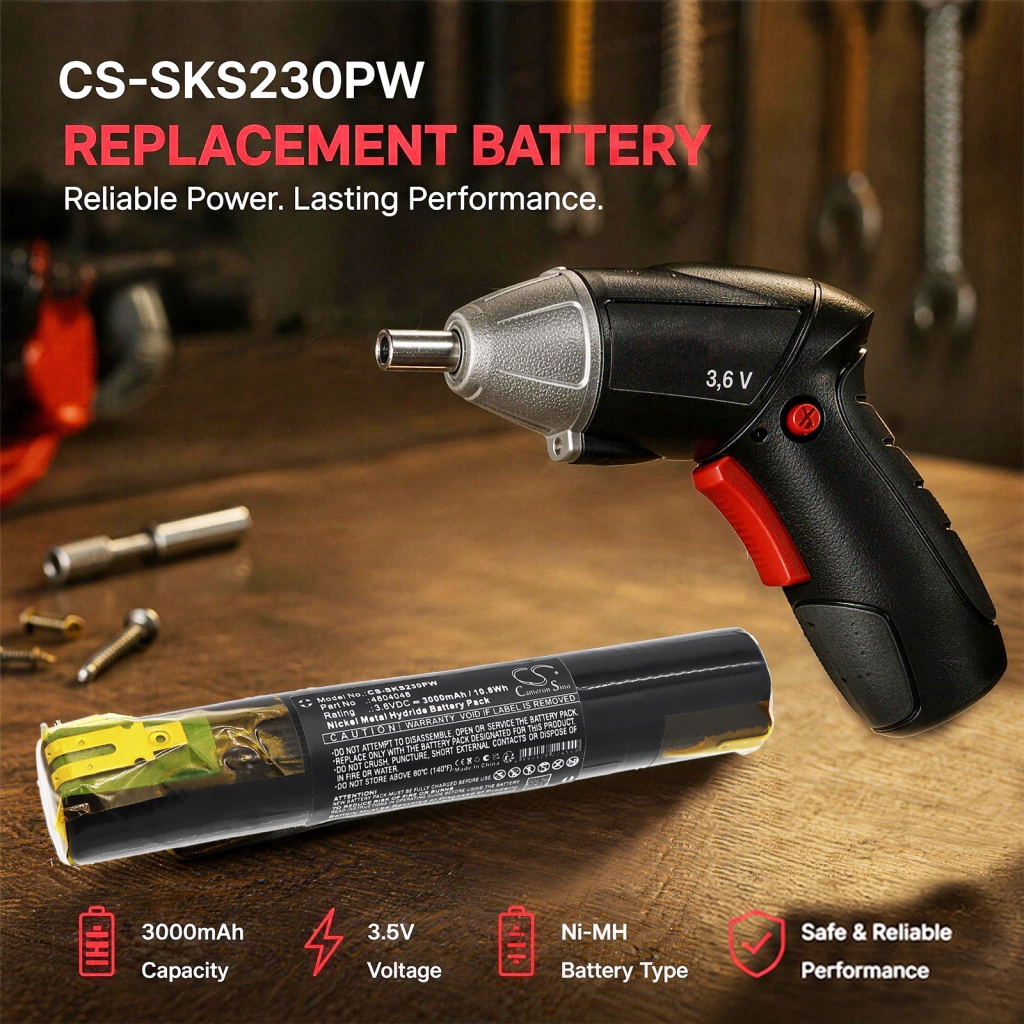 Battery compatible with Skil CS-SKS230PW