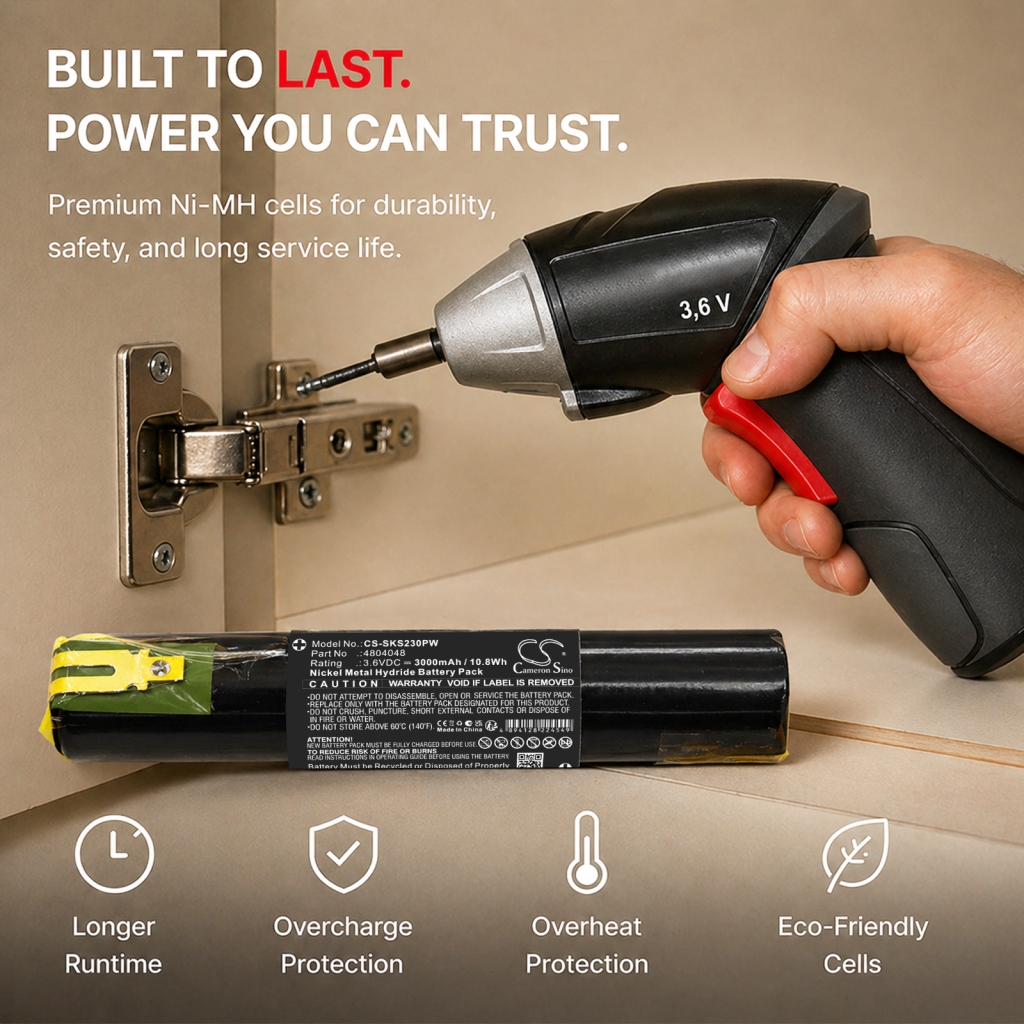 Battery compatible with Skil CS-SKS230PW