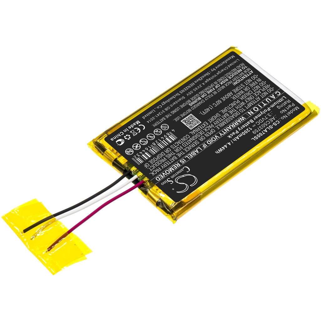 Compatibele batterijvervanging voor Steelseries AEC503759
