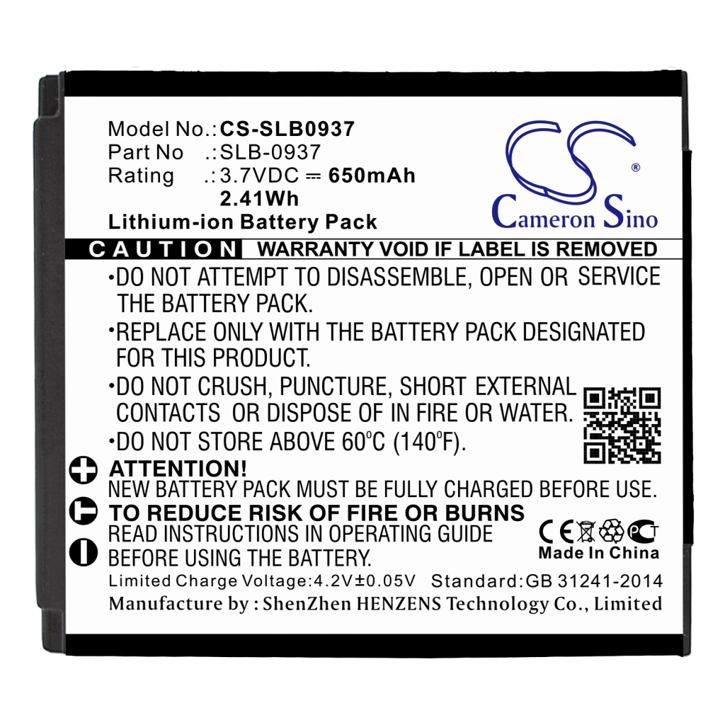 Batterij voor camera Samsung i8