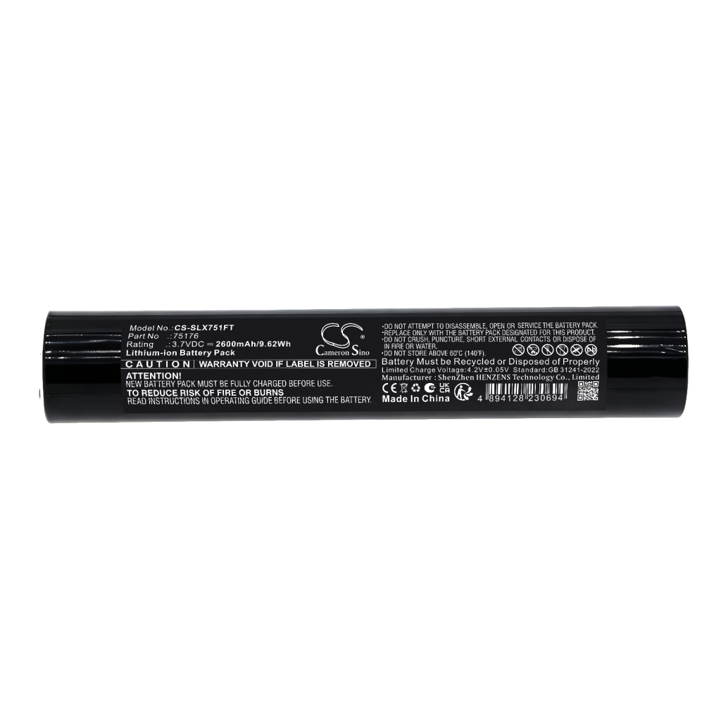 Batterijen compatibel met Streamlight Stinger LED CS-SLX751FT