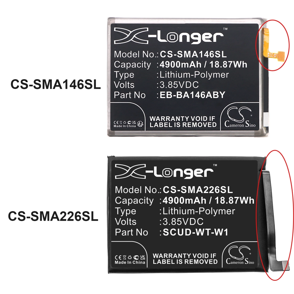 Batterijen Vervangt WT-S-W1