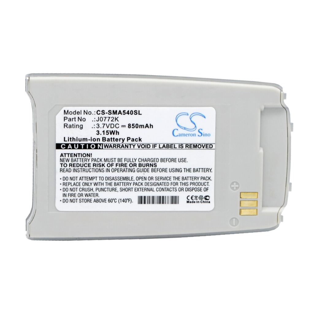 Battery compatible with Samsung CS-SMA540SL