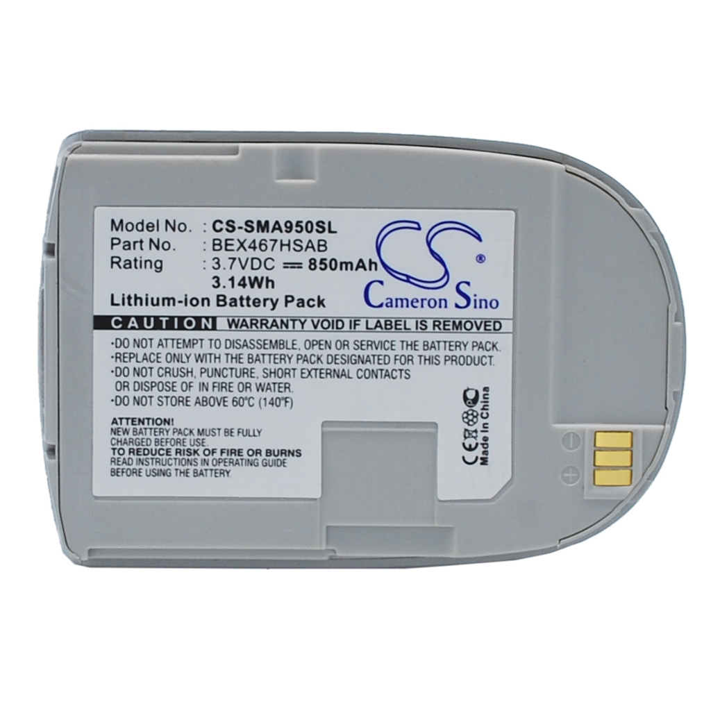 Battery compatible with Samsung CS-SMA950SL