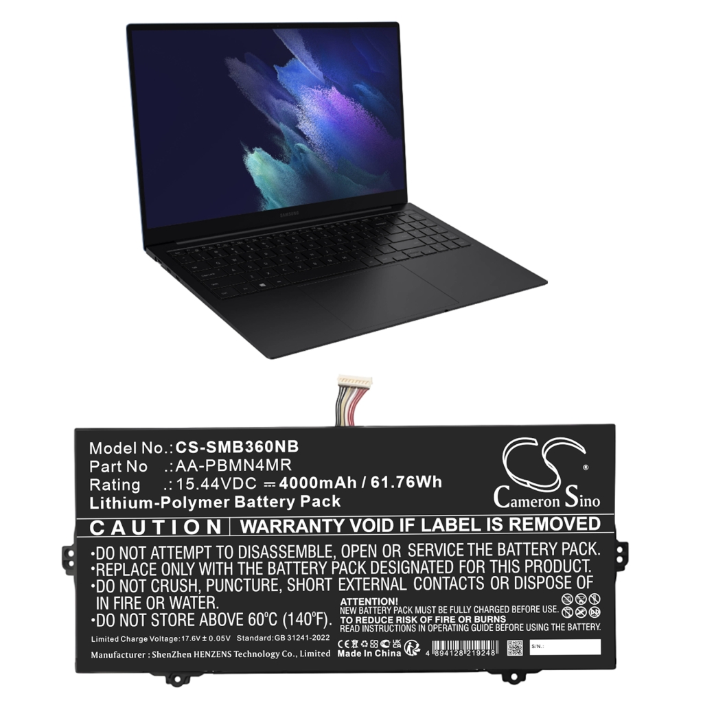 Batterijen Notebook batterij CS-SMB360NB