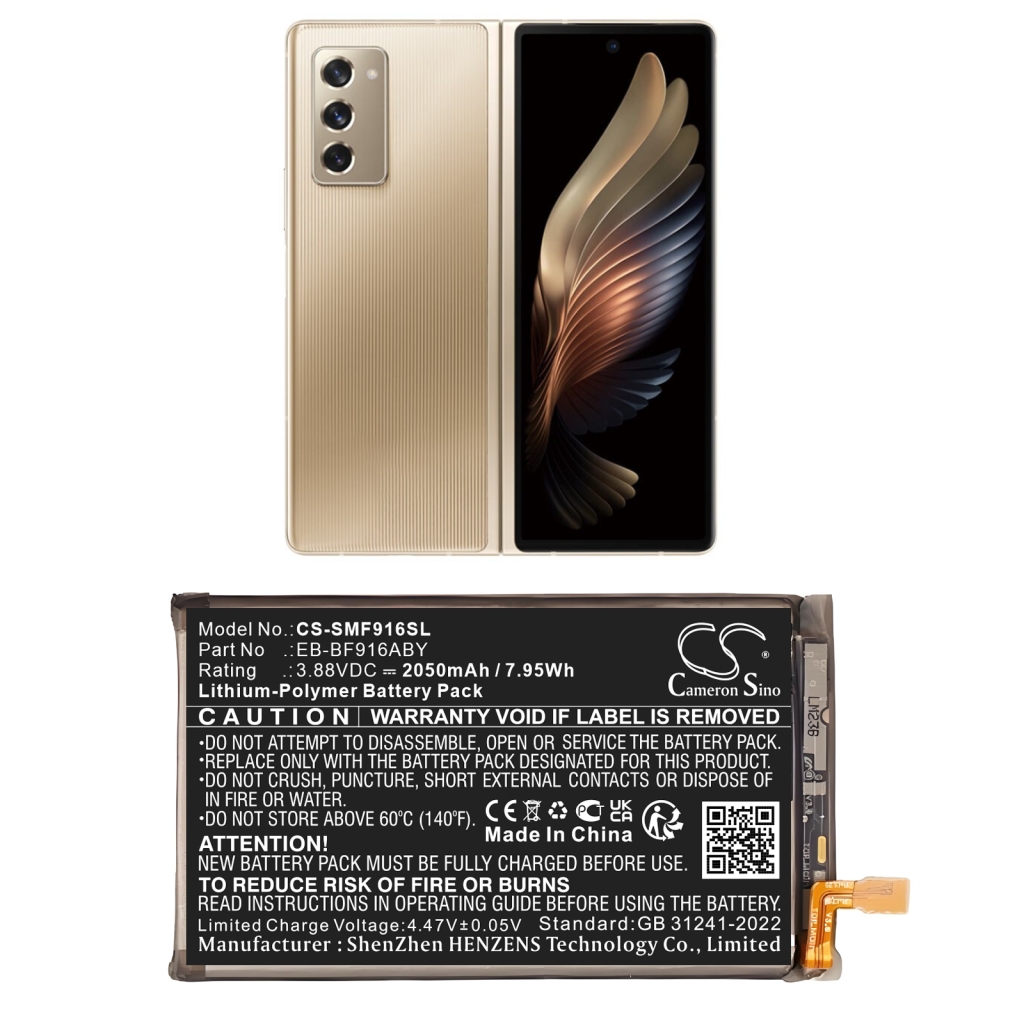 Batterij voor mobiele telefoon Samsung CS-SMF916SL