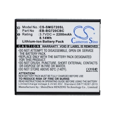 Compatibele batterijvervanging voor Samsung EB-BG720CBC,EB-BG720CBK