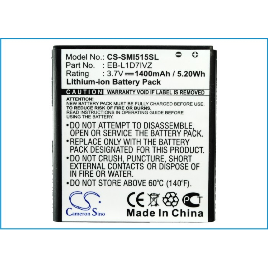 Battery Replaces EB-L1D7IVZ