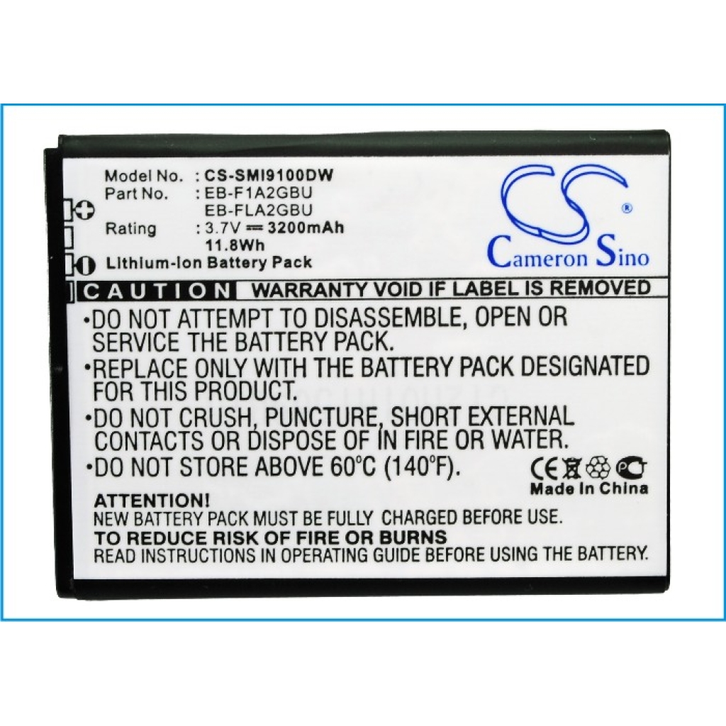 Battery compatible with Samsung CS-SMI9100DW