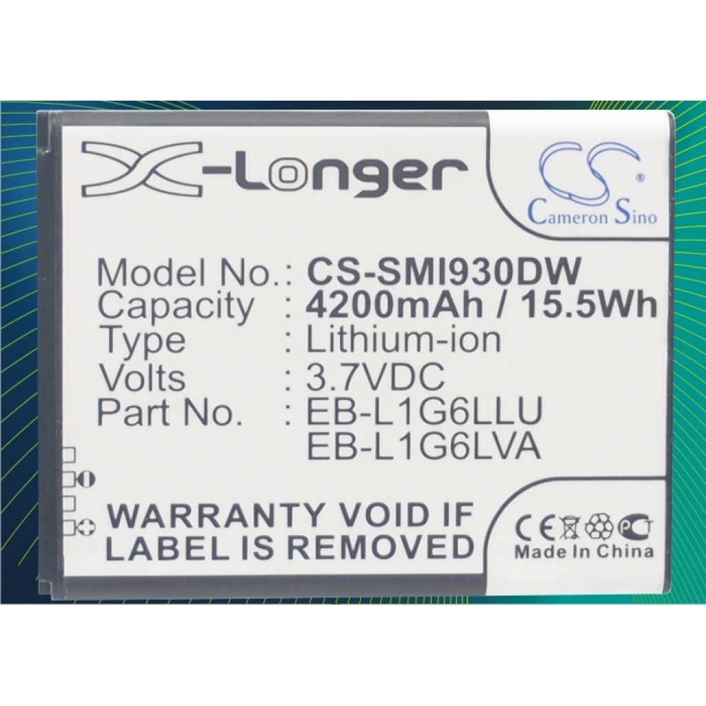 Battery compatible with Samsung CS-SMI930DW