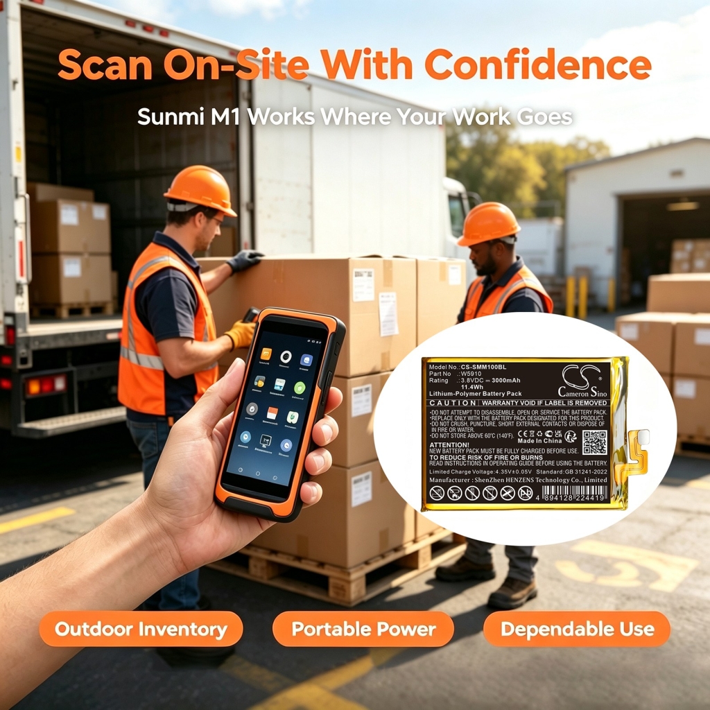Batterij compatibel met Batterij barcode, scanner