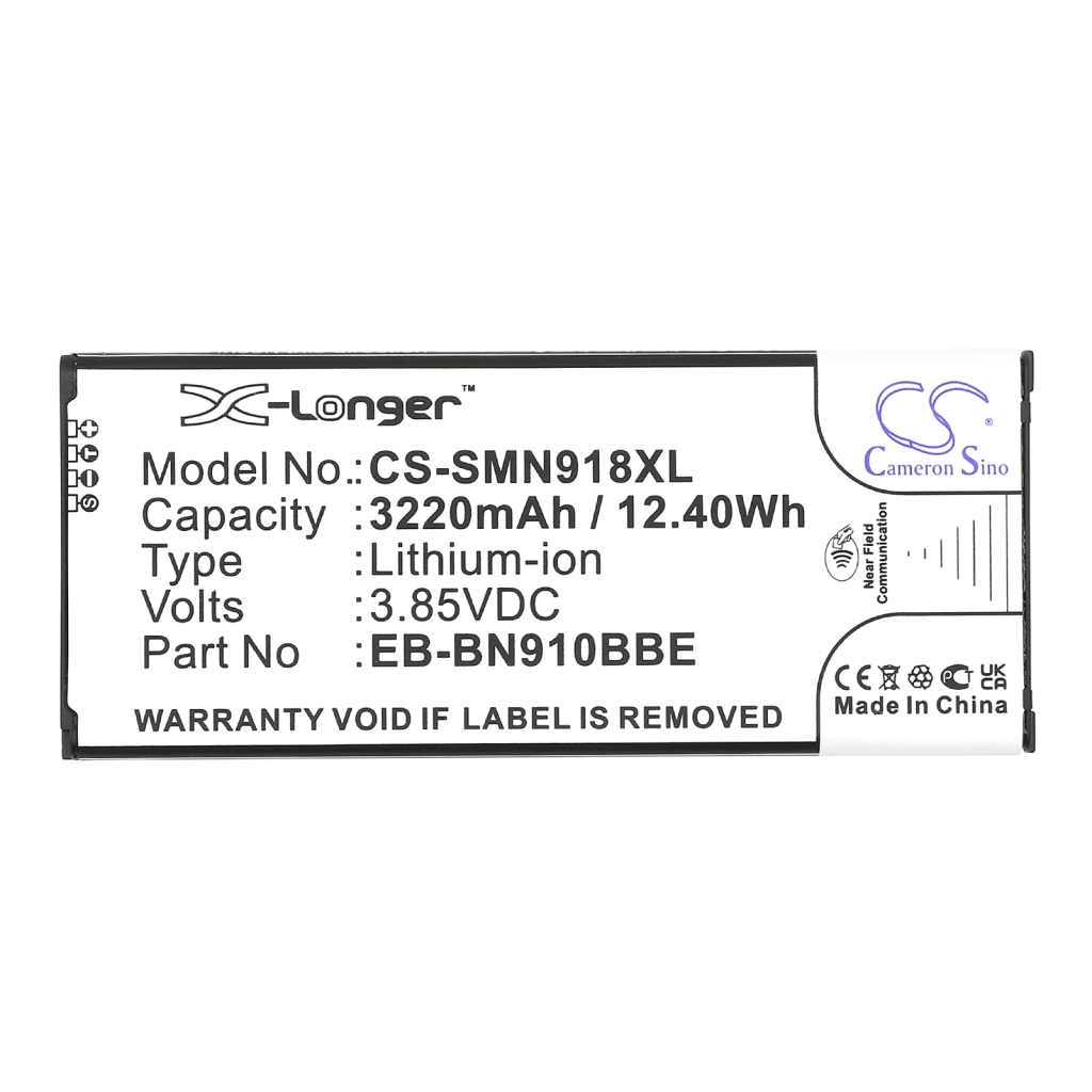 Mobile Phone Battery Samsung CS-SMN918XL
