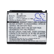 Compatibele batterijvervanging voor Samsung AB503442BABSTD,AB503442CA