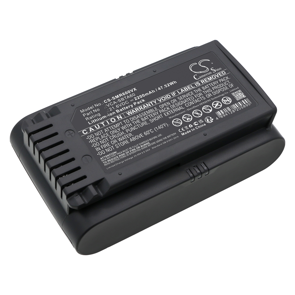 Batterijen voor stofzuigers Samsung CS-SMR600VX