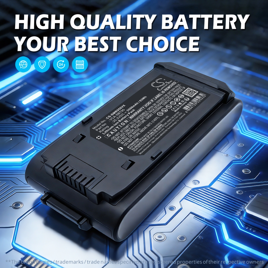 Batterijen voor stofzuigers Samsung CS-SMR950VX