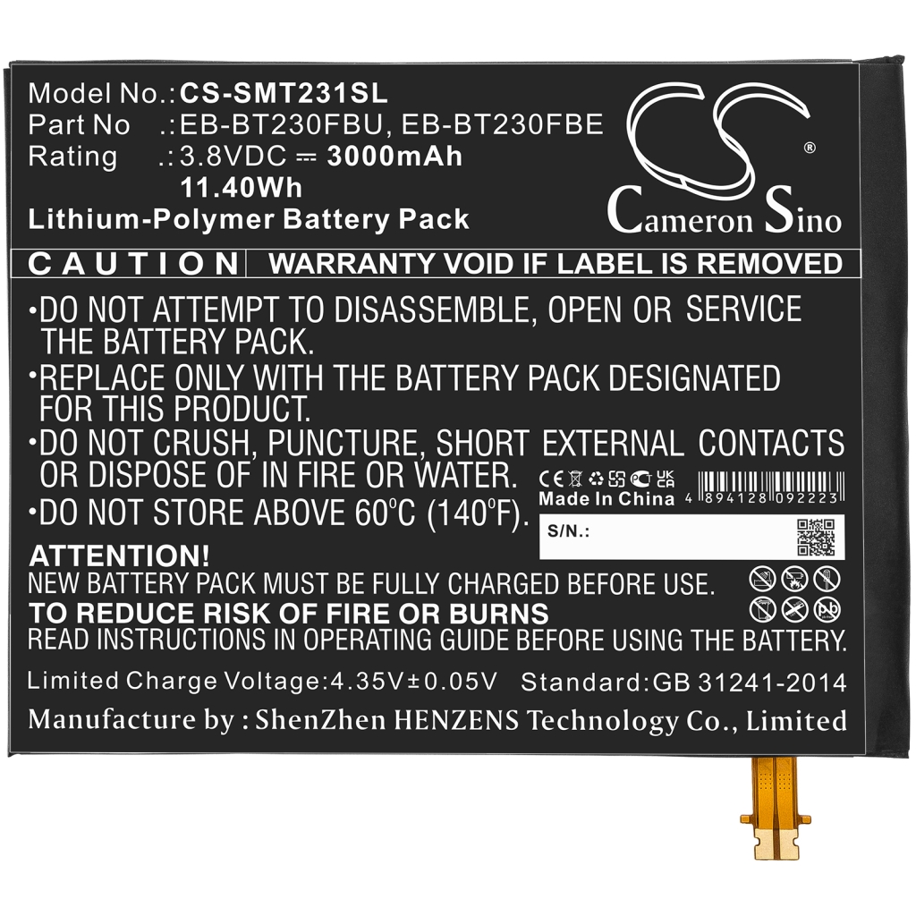 Tablet batterijen Samsung Galaxy Tab4 7.0