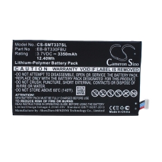 Compatibele batterijvervanging voor Samsung EB-BT330FBU
