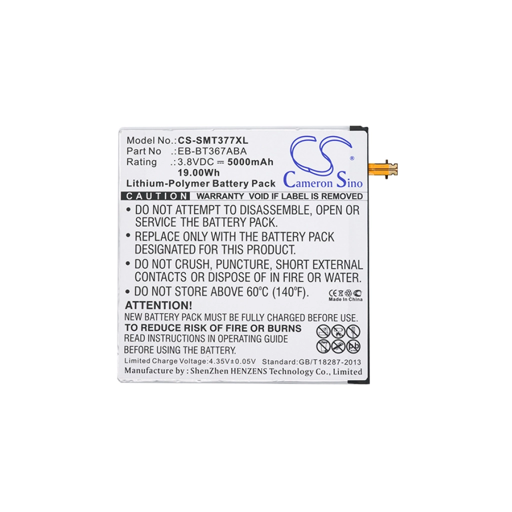 Tablet batterijen Samsung SM-T385