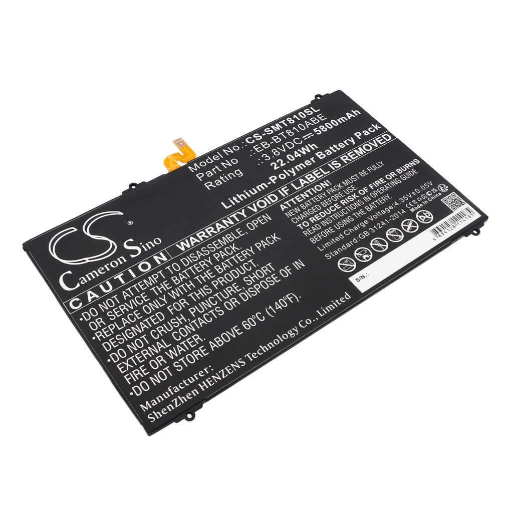 Batterijen Tablet batterijen CS-SMT810SL