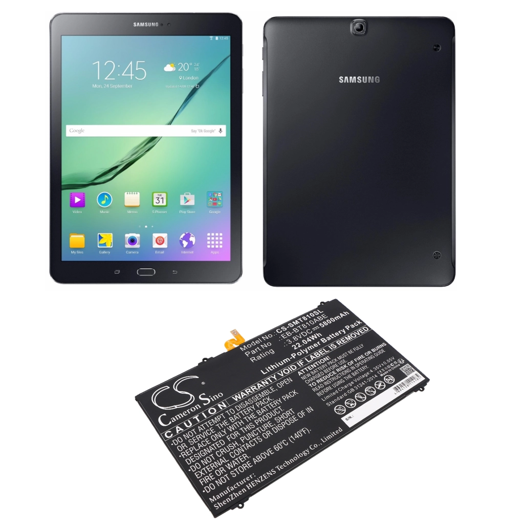 Batterijen Tablet batterijen CS-SMT810SL