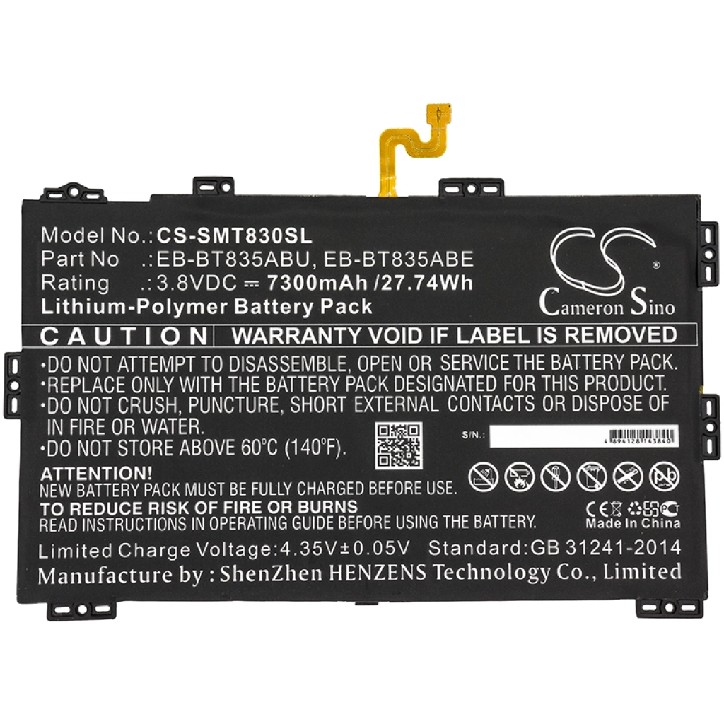 Batterijen Tablet batterijen CS-SMT830SL