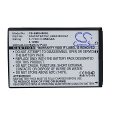 Compatibele batterijvervanging voor Verizon AB463651GZ,AB463651GZBSTD,SAMINTBATS2