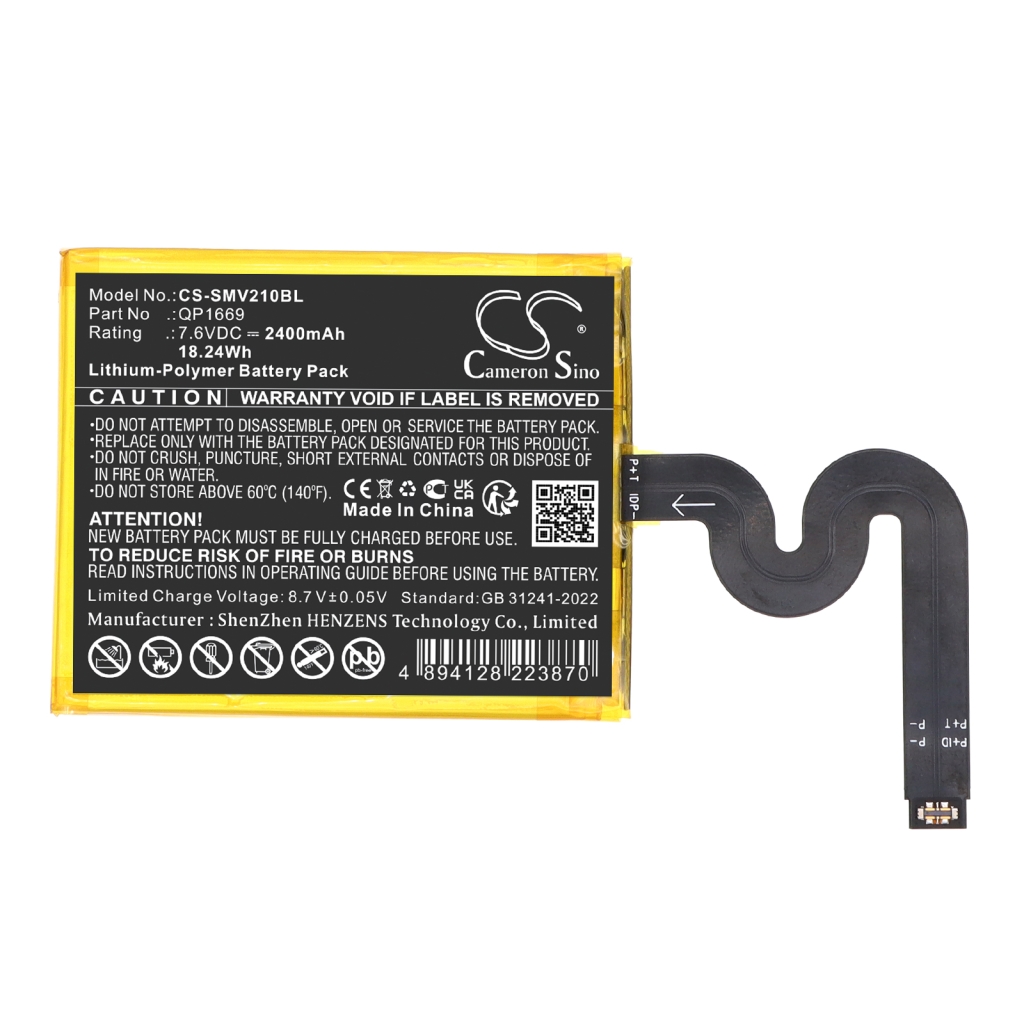 Batterijen Batterij voor betaalterminal CS-SMV210BL