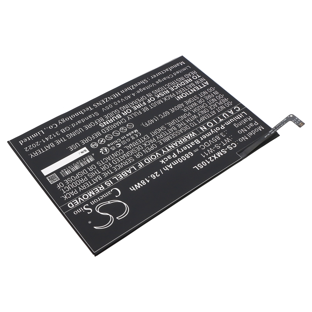 Tablet Battery Samsung CS-SMX210SL