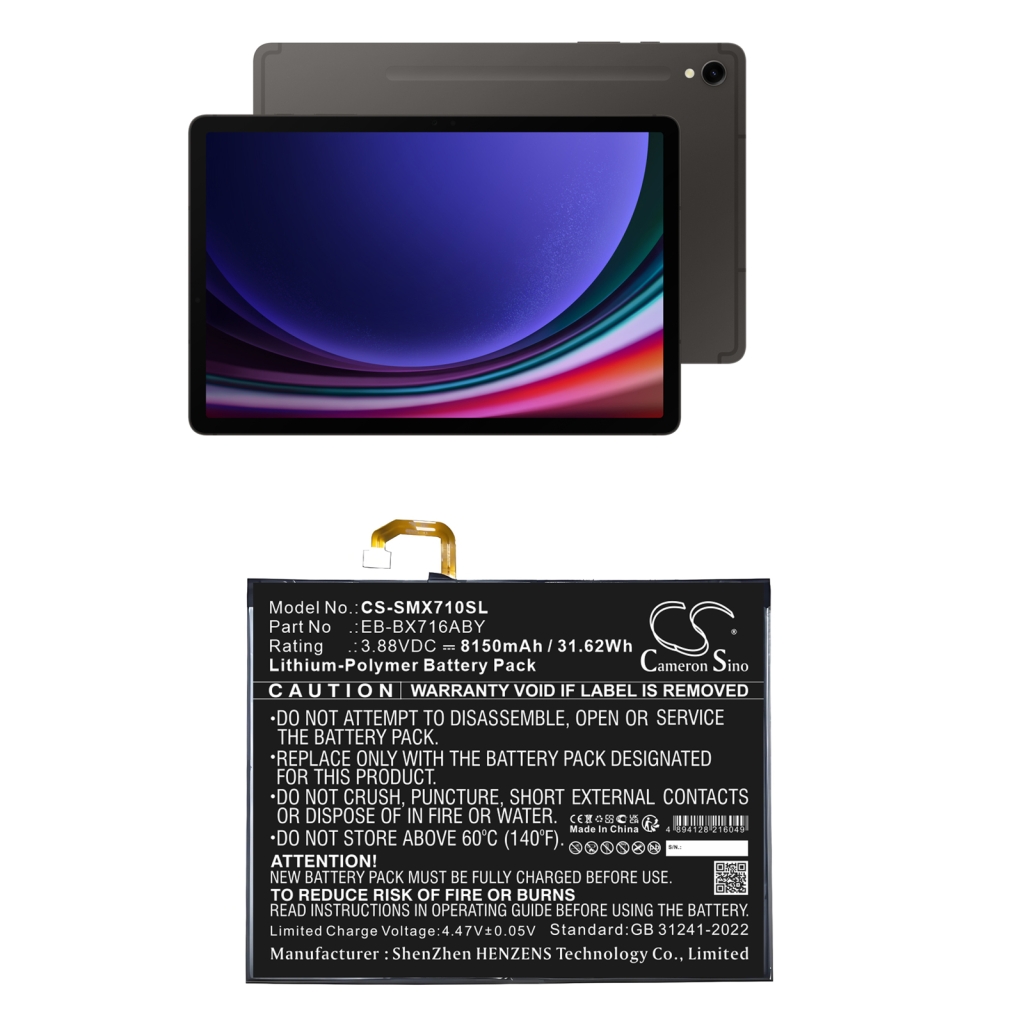 Batterijen Tablet batterijen CS-SMX710SL