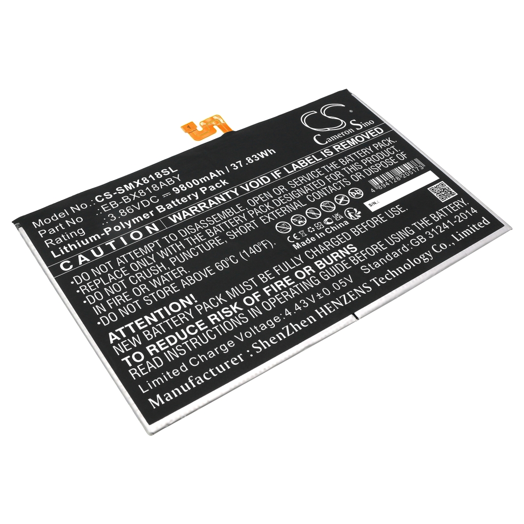 Tablet batterijen Samsung CS-SMX818SL