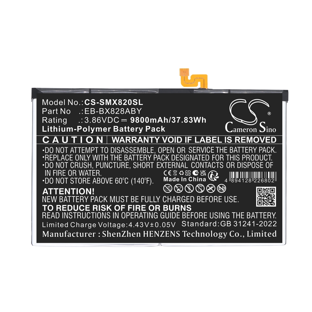 Battery for Samsung SM-X626