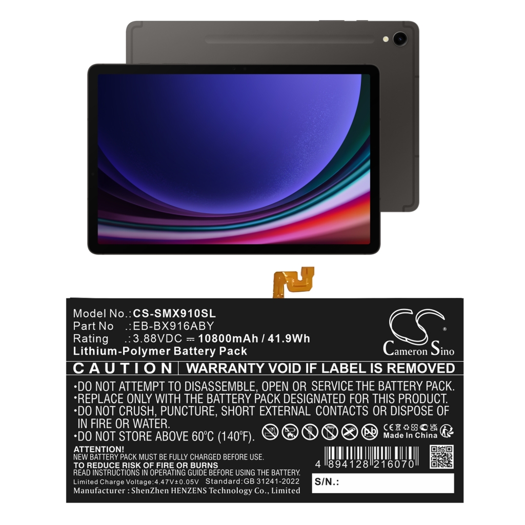 Batterijen Tablet batterijen CS-SMX910SL