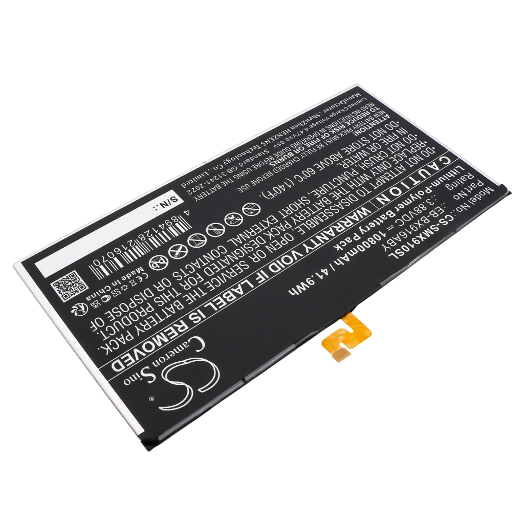 Tablet Battery Samsung CS-SMX910SL