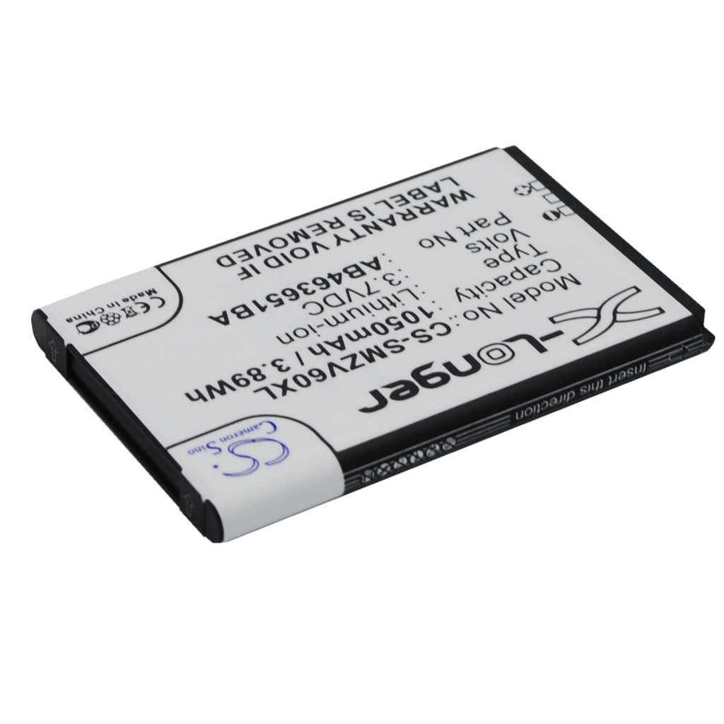 Battery compatible with Samsung CS-SMZV60XL