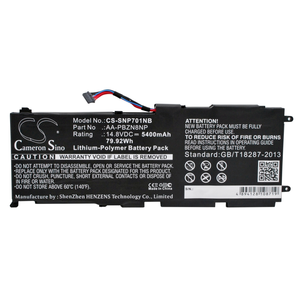 Notebook battery Samsung CS-SNP701NB