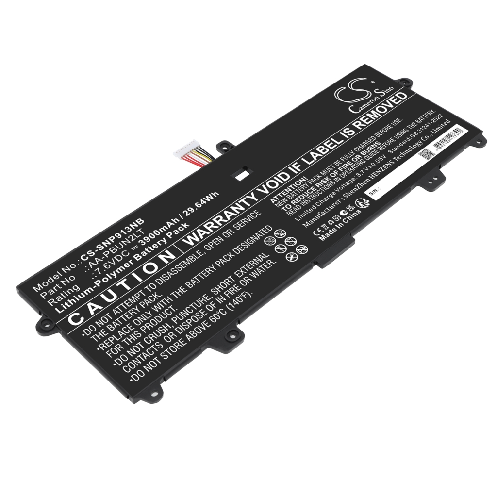 Battery compatible with Samsung CS-SNP913NB