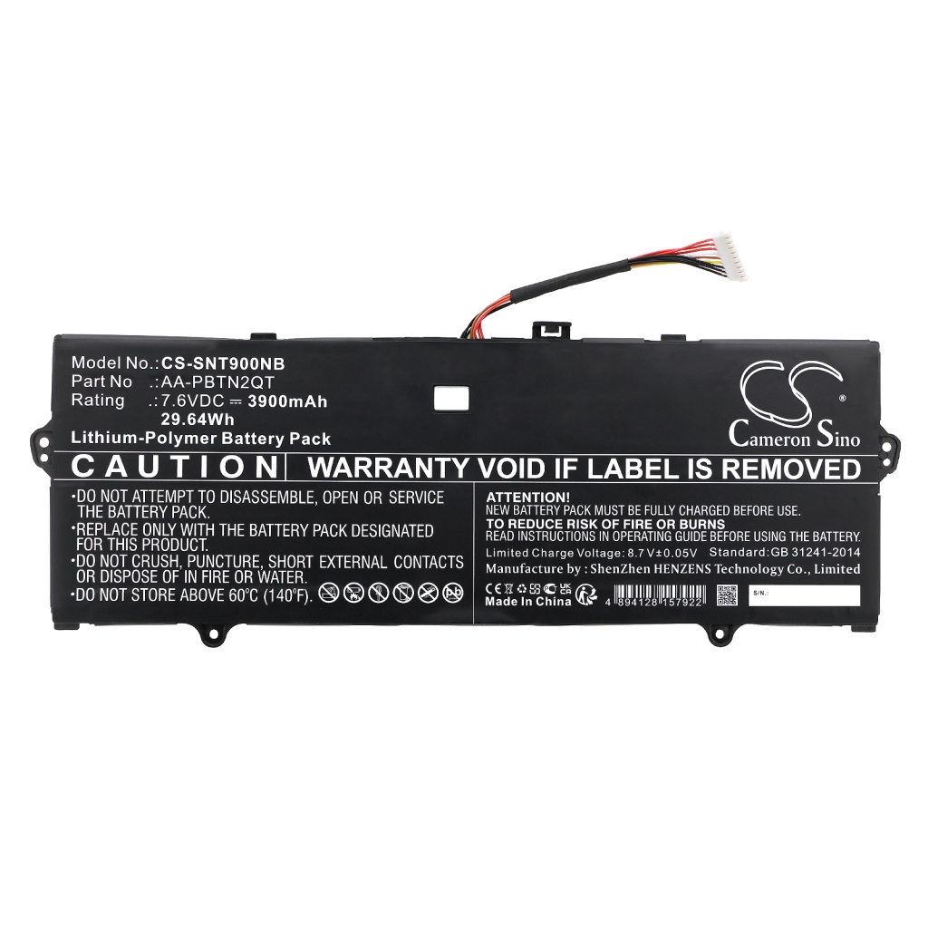 Notebook batterij Samsung CS-SNT900NB