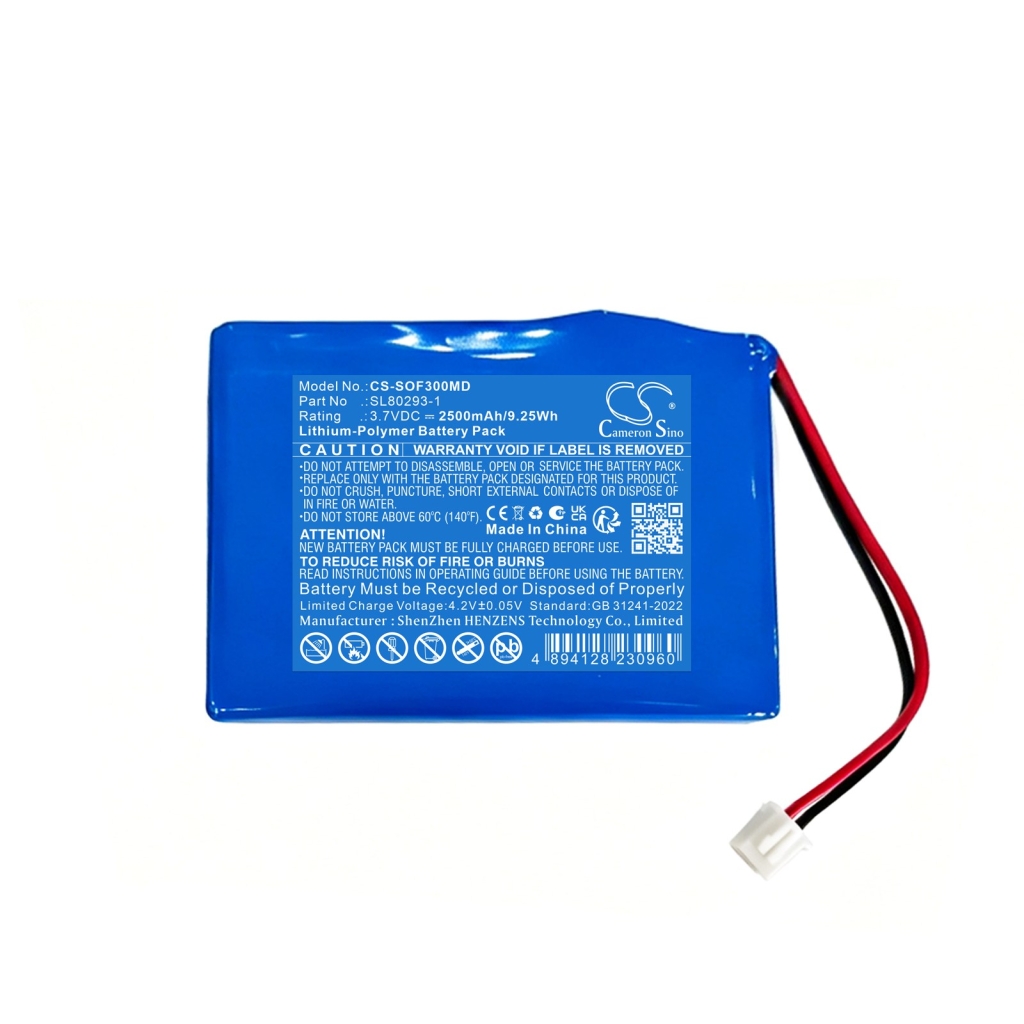 Battery compatible with Osen CS-SOF300MD