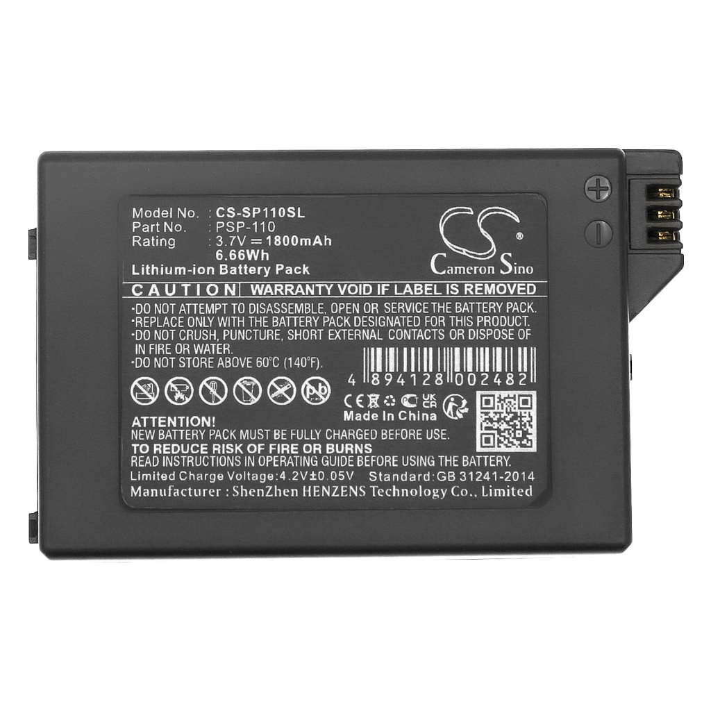Batterij voor game, PSP, NDS Sony CS-SP110SL