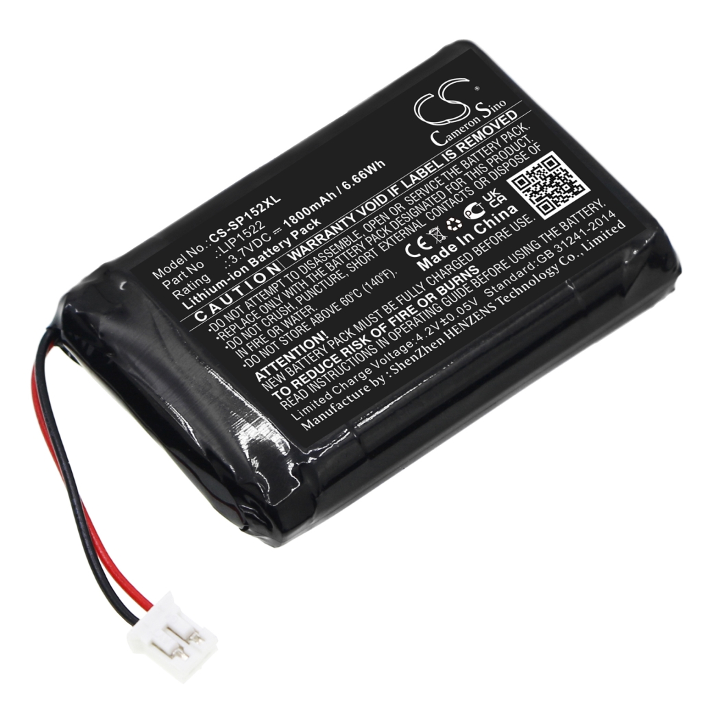 Compatibele batterijvervanging voor Sony LIP1522