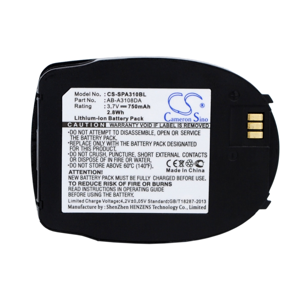 Battery compatible with Samsung CS-SPA310BL
