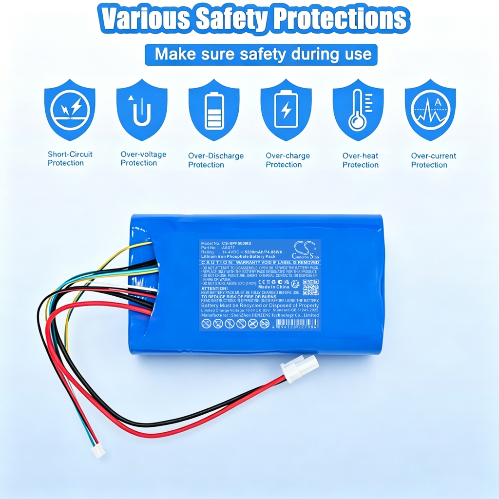 Batterijen compatibel met AirSep FreeSthle 5 Oxyegn CS-SPF500MD