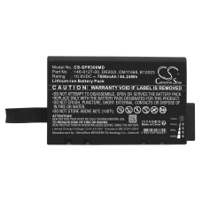 Compatibele batterijvervanging voor Spacelabs 146-0127-00,146-0130-00,B12023,DR202I,OM11568