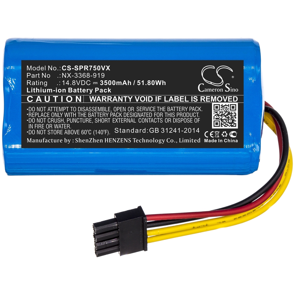 Batterijen voor stofzuigers Fully funny CS-SPR750VX