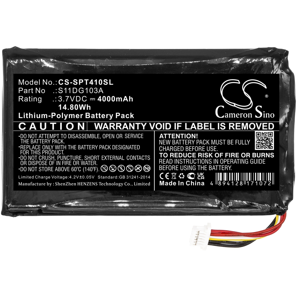 Batterij Vervangt S11DG103A