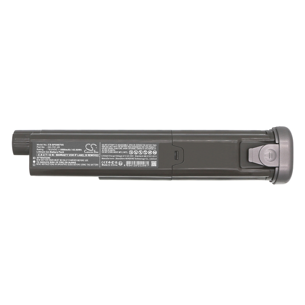 Batterijen voor stofzuigers Supro CS-SPX667VX