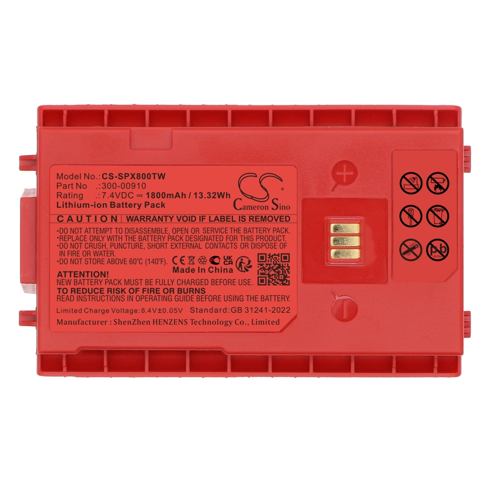 Batterij voor tweerichtingsradio Sepura CS-SPX800TW